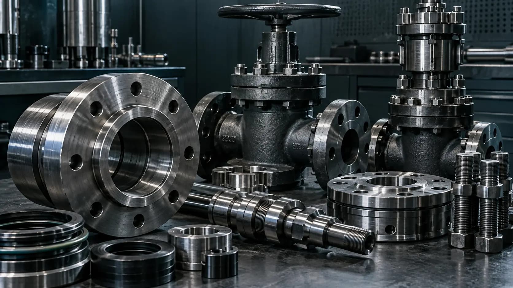 Industrial valves, flanges and oilfield spare parts